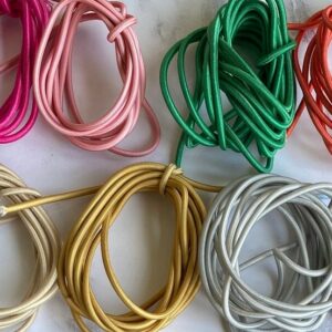 Dây thun bản tròn nhiều màu
